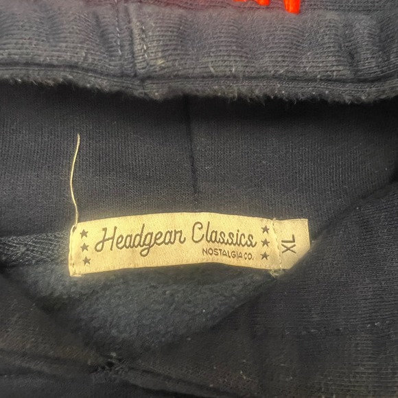 Headgear Classics Cleveland Baseball Hoodie Sweatshirt Mens XL Vaughn 99 Blue - Picture 2 of 7